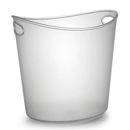 Fineline Settings Platter Pleasers 1 Gallon Oval Ice Bucket 3404